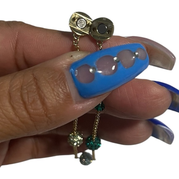 BNWOT Authentic Swarovski Remix Collection Gold Tone Plated Pop Strand Bracelet - Picture 7 of 8